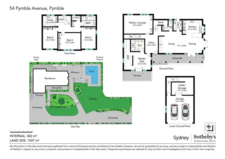 Floorplan of Homely house listing, 54 Pymble Avenue, Pymble NSW 2073