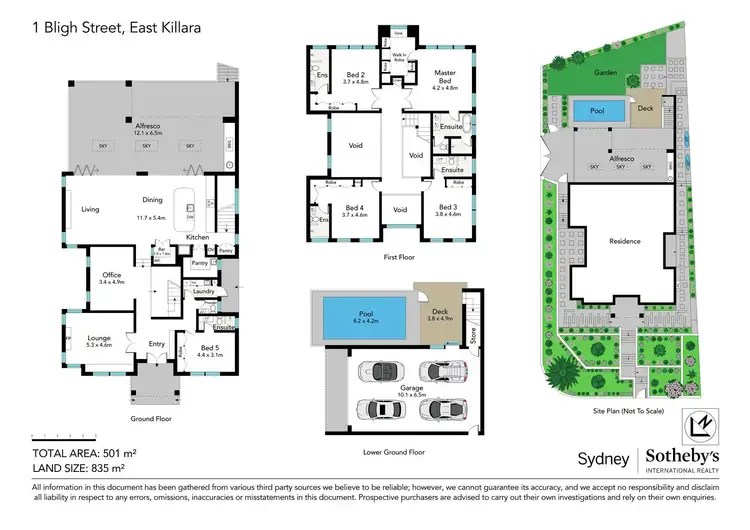 Floorplan of Homely house listing, 1 Bligh Street, East Killara NSW 2071