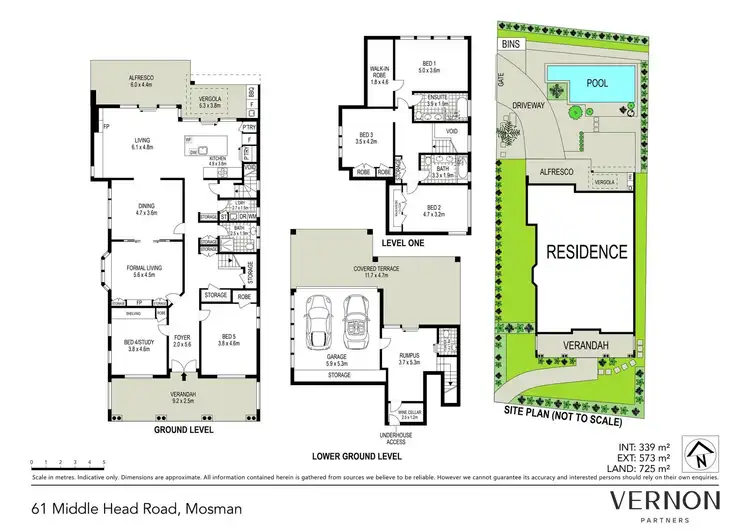 Floorplan of Homely house listing, 61 Middle Head Road, Mosman NSW 2088