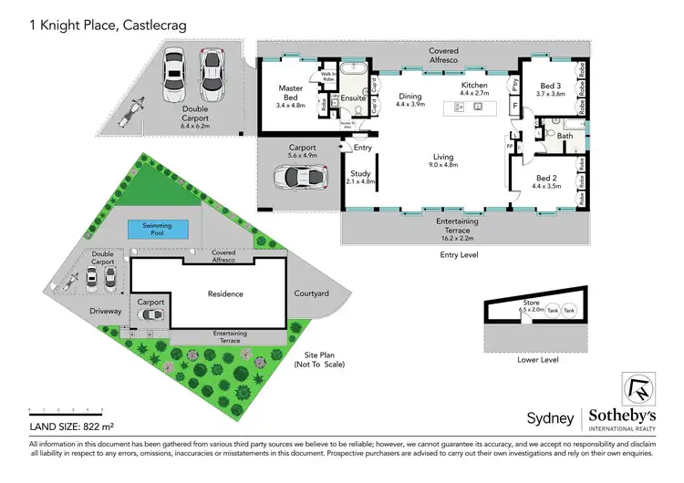 Floorplan of Homely house listing, 1 Knight Place, Castlecrag NSW 2068