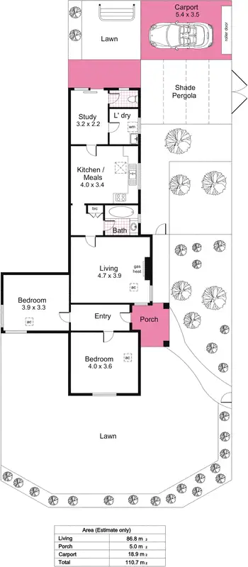 Floorplan of Homely house listing, 1/30 Williams Avenue, Glenelg East SA 5045
