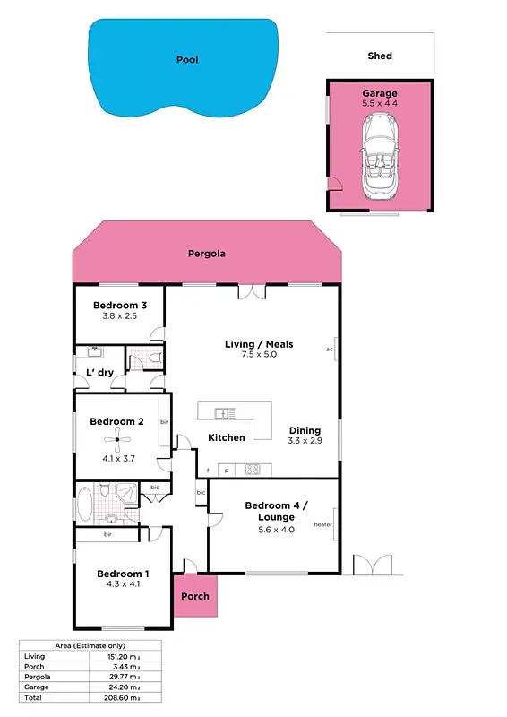 Floorplan of Homely house listing, 25 Henry Street, Plympton SA 5038