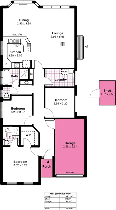 Floorplan of Homely house listing, 3 Pearce Avenue, Felixstow SA 5070