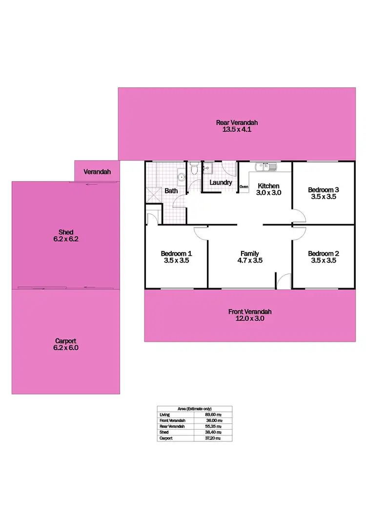 Floorplan of Homely house listing, 27 First Street, North Moonta SA 5558