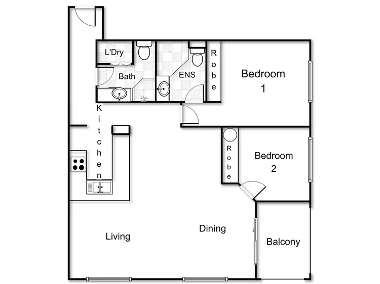 Floorplan of Homely apartment listing, 3/60 Henty Street, Braddon ACT 2612