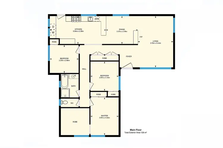 Floorplan of Homely house listing, 60 Waller Crescent, Campbell ACT 2612