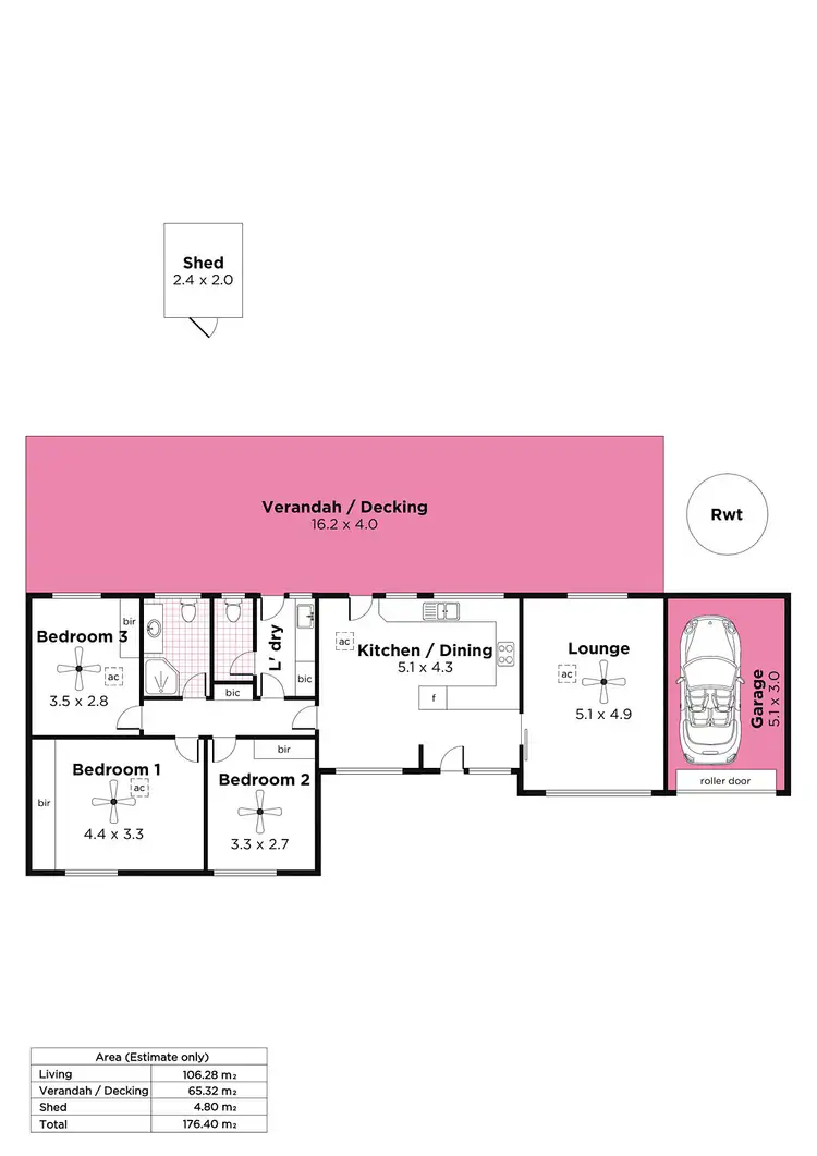 Floorplan of Homely house listing, 4 Sussex Crescent, Morphett Vale SA 5162