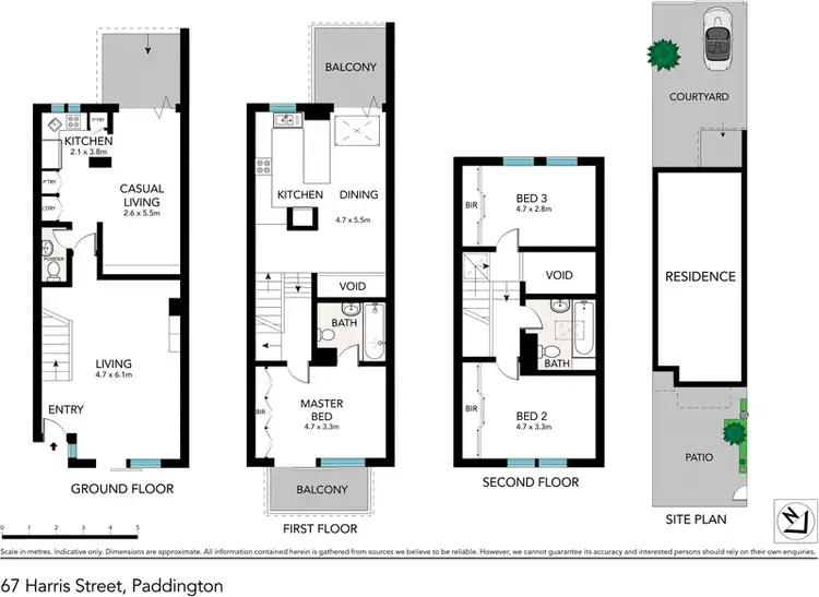 Floorplan of Homely terrace listing, 67 Harris Street, Paddington NSW 2021