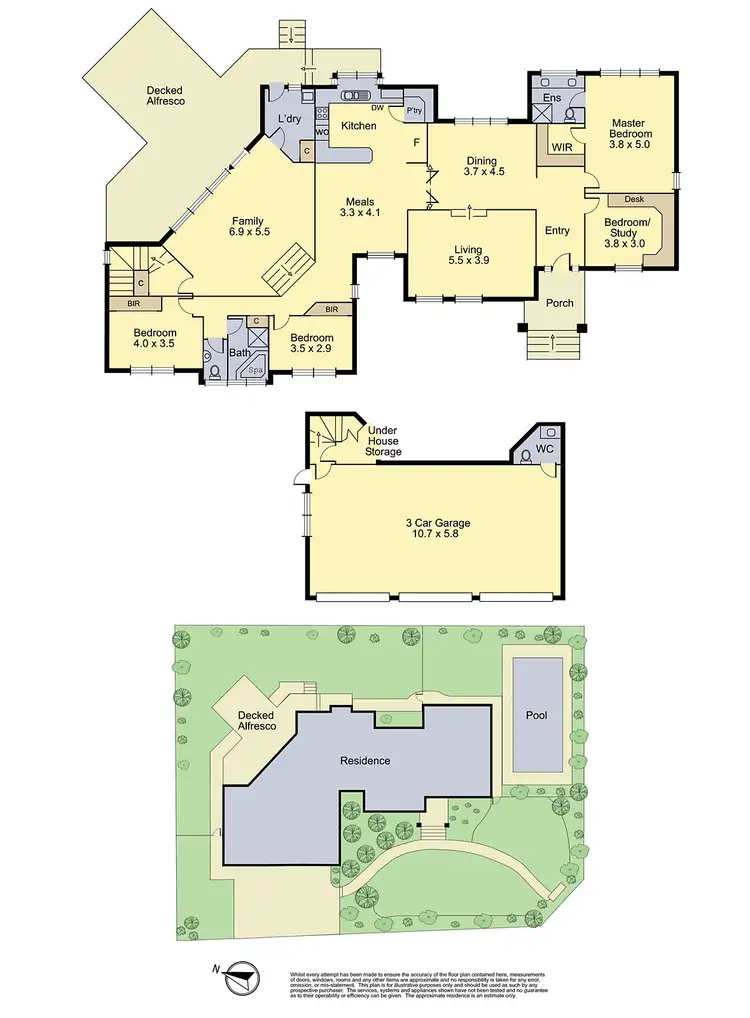 Floorplan of Homely house listing, 27 David Hockney Drive, Diamond Creek VIC 3089
