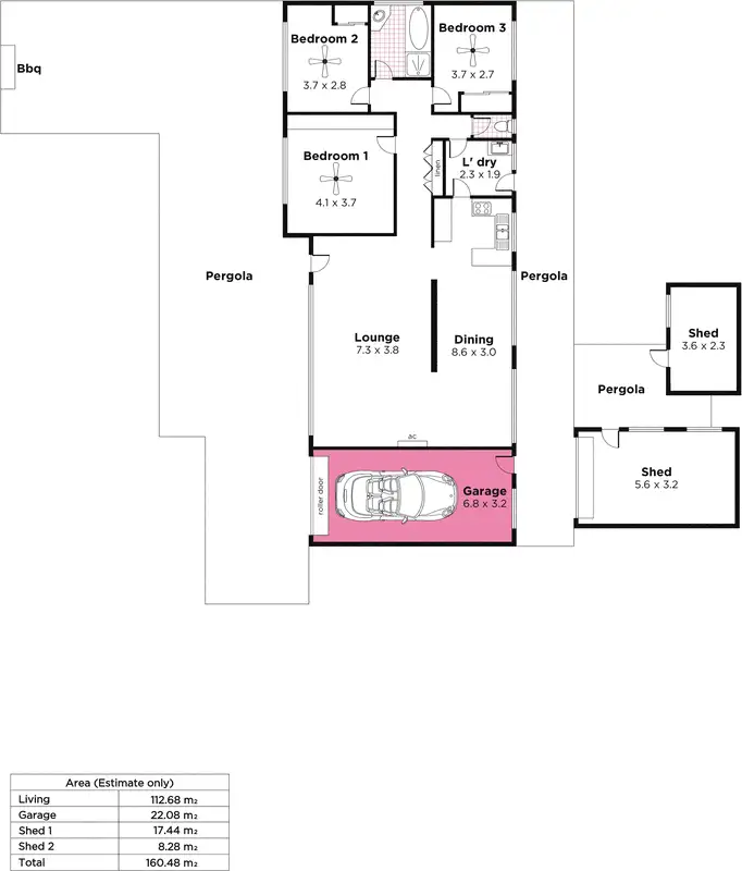 Floorplan of Homely house listing, 42 Murrays Hill Road, Coromandel Valley SA 5051