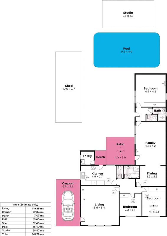 Floorplan of Homely house listing, 13 Riesling Avenue, Glengowrie SA 5044