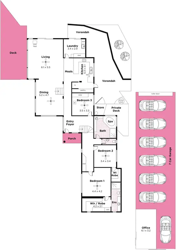 Floorplan of Homely house listing, 15 Aerial Road, Belair SA 5052