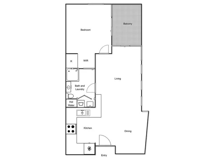 Floorplan of Homely apartment listing, 5/15 Berrigan Crescent, O'connor ACT 2602