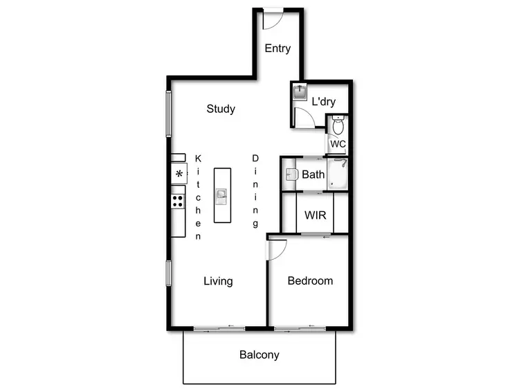 Floorplan of Homely apartment listing, 111/12 David  Street, Turner ACT 2612