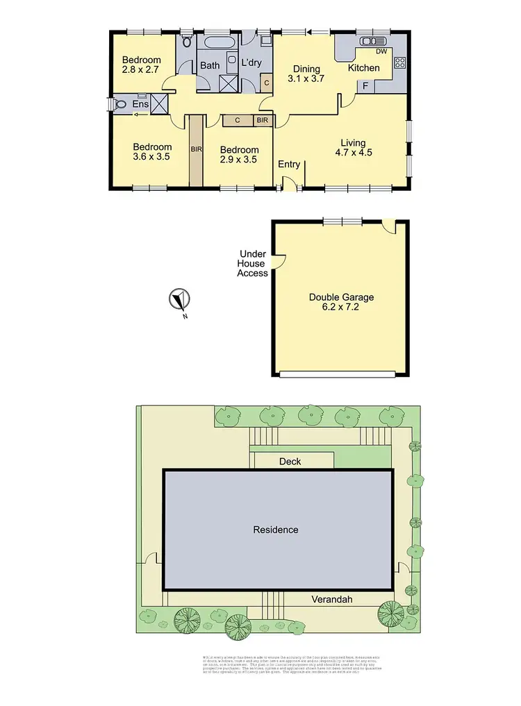 Floorplan of Homely house listing, 27 Nairne Terrace, Greensborough VIC 3088