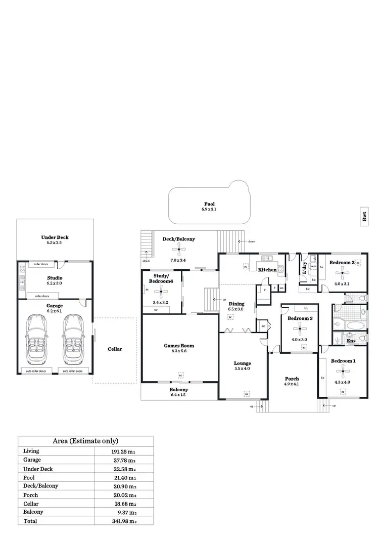 Floorplan of Homely house listing, 7 Adnamira Avenue, Rostrevor SA 5073