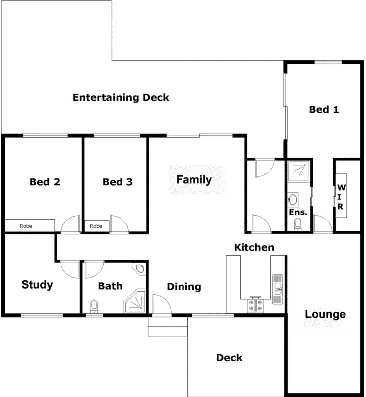 Floorplan of Homely house listing, 9 Gilmore Crescent, Garran ACT 2605