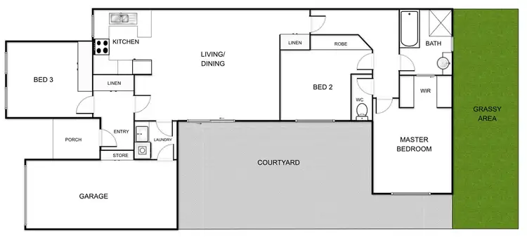 Floorplan of Homely house listing, 39 Bryan Hudson Street, Macgregor ACT 2615