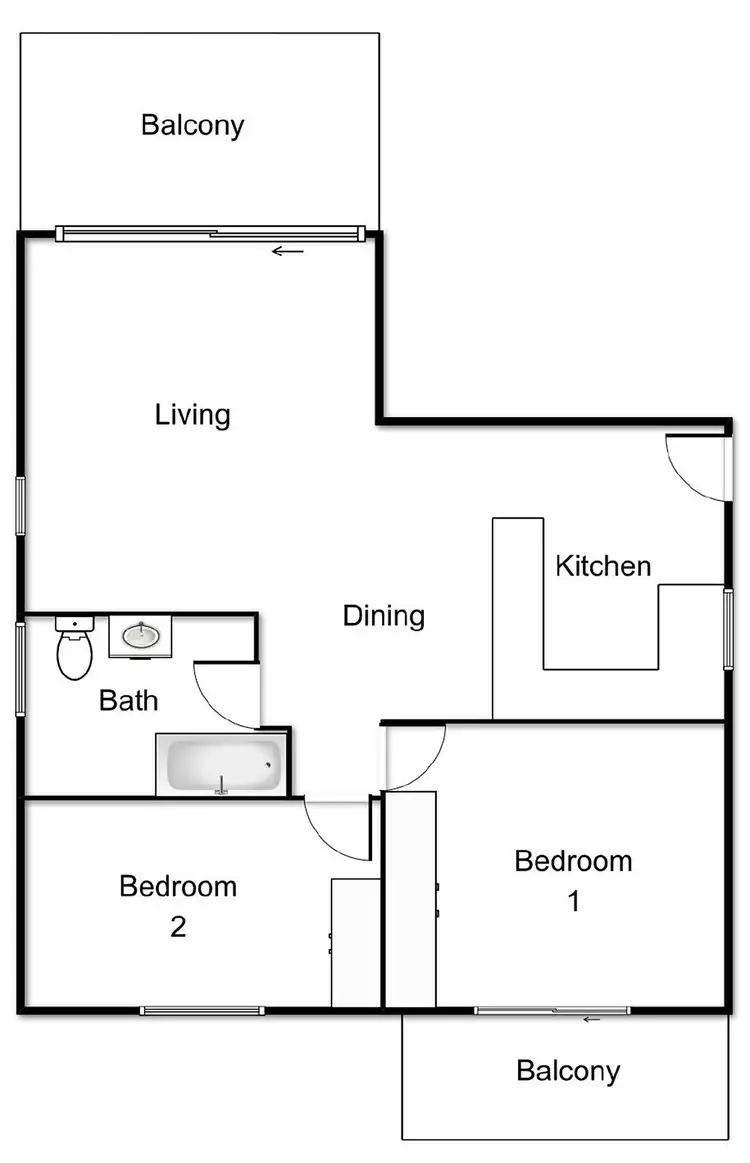 Floorplan of Homely unit listing, 40/1 Playfair Place, Belconnen ACT 2617
