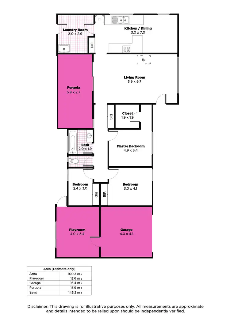 Floorplan of Homely house listing, 45 Kenihans Road, Happy Valley SA 5159