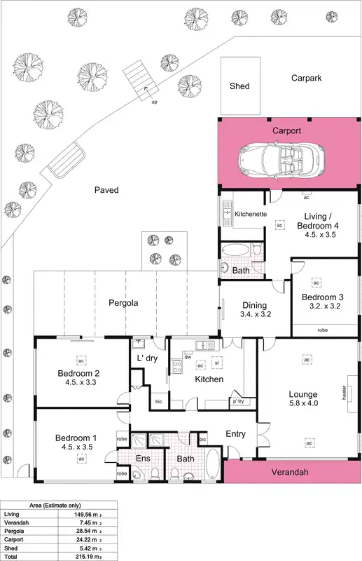 Floorplan of Homely house listing, 52 Dashwood Road, Beaumont SA 5066