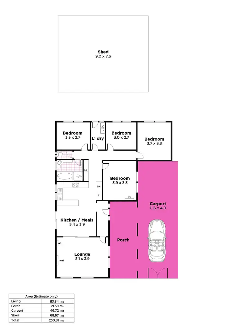 Floorplan of Homely house listing, 82 Reid Avenue, Magill SA 5072