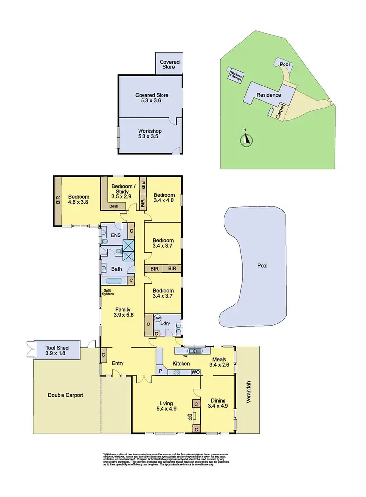 Floorplan of Homely house listing, 2 Cooinda Place, Eltham VIC 3095