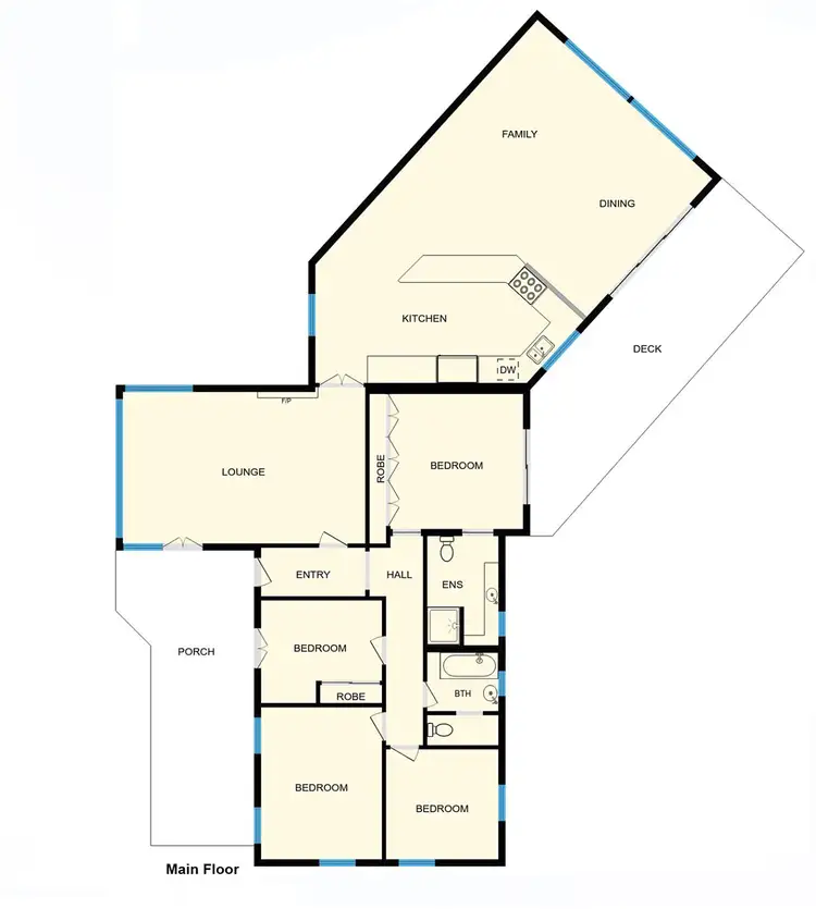 Floorplan of Homely house listing, 44 Captain Cook Crescent, Griffith ACT 2603