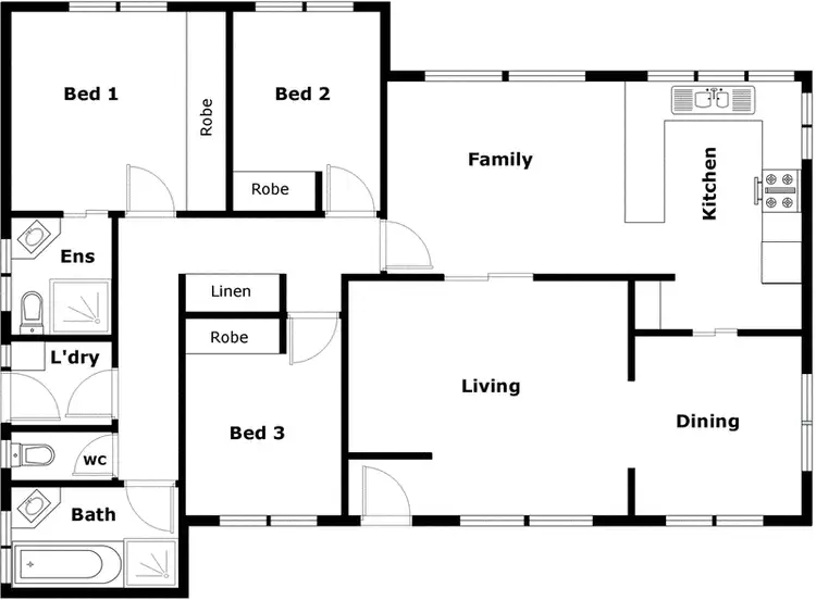 Floorplan of Homely house listing, 43 Enid Lorimer Circuit, Chisholm ACT 2905