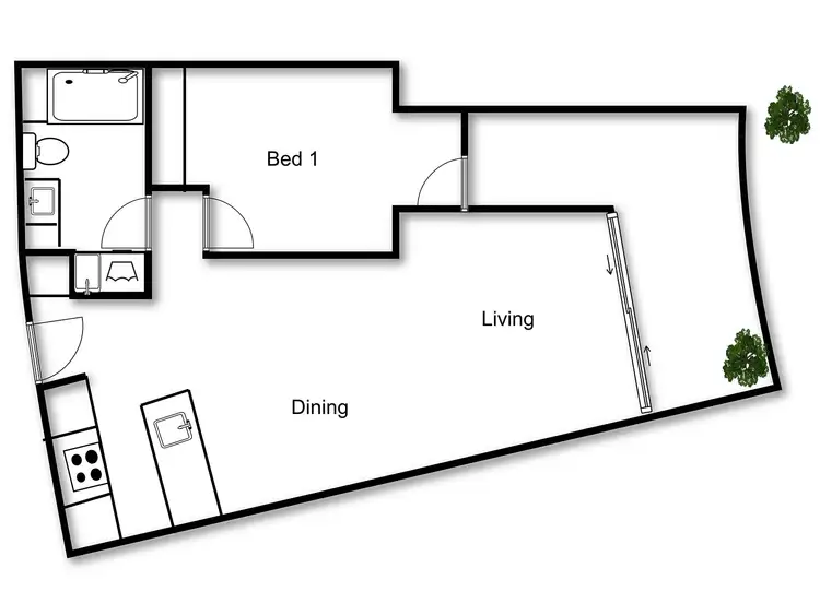 Floorplan of Homely apartment listing, 1508/240 Bunda Street, City ACT 2601