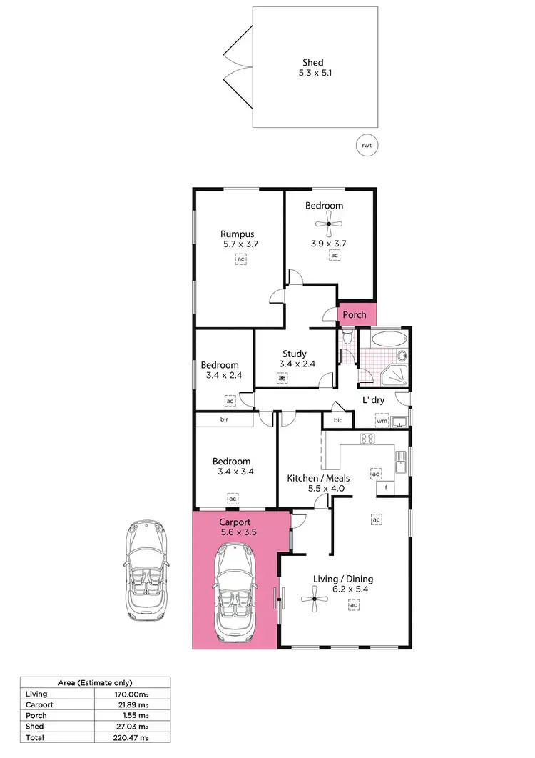Floorplan of Homely house listing, 25 Grandview Grove, Sturt SA 5047