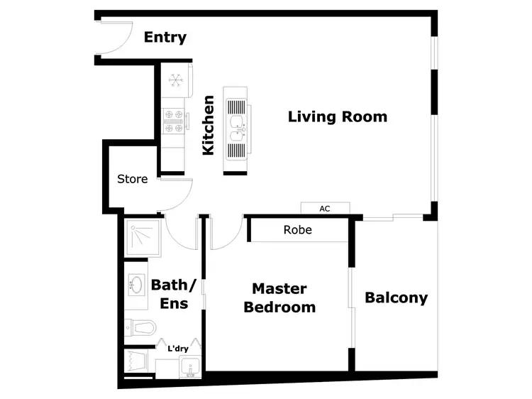 Floorplan of Homely unit listing, 17/114 Athllon Drive, Greenway ACT 2900