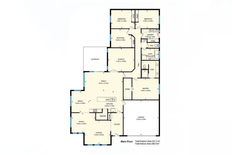 Floorplan of Homely house listing, 77 James Harrison Street, Dunlop ACT 2615