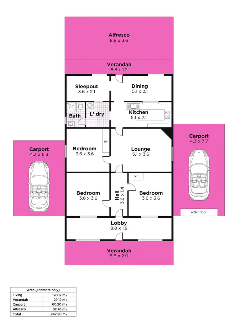 Floorplan of Homely house listing, 7 Agnes Street, New Town SA 5554
