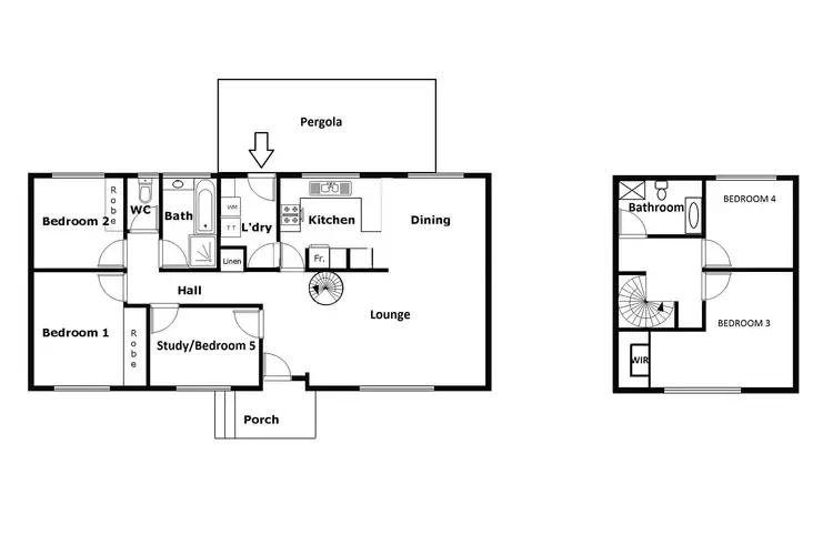 Floorplan of Homely house listing, 5 Vela Place, Giralang ACT 2617