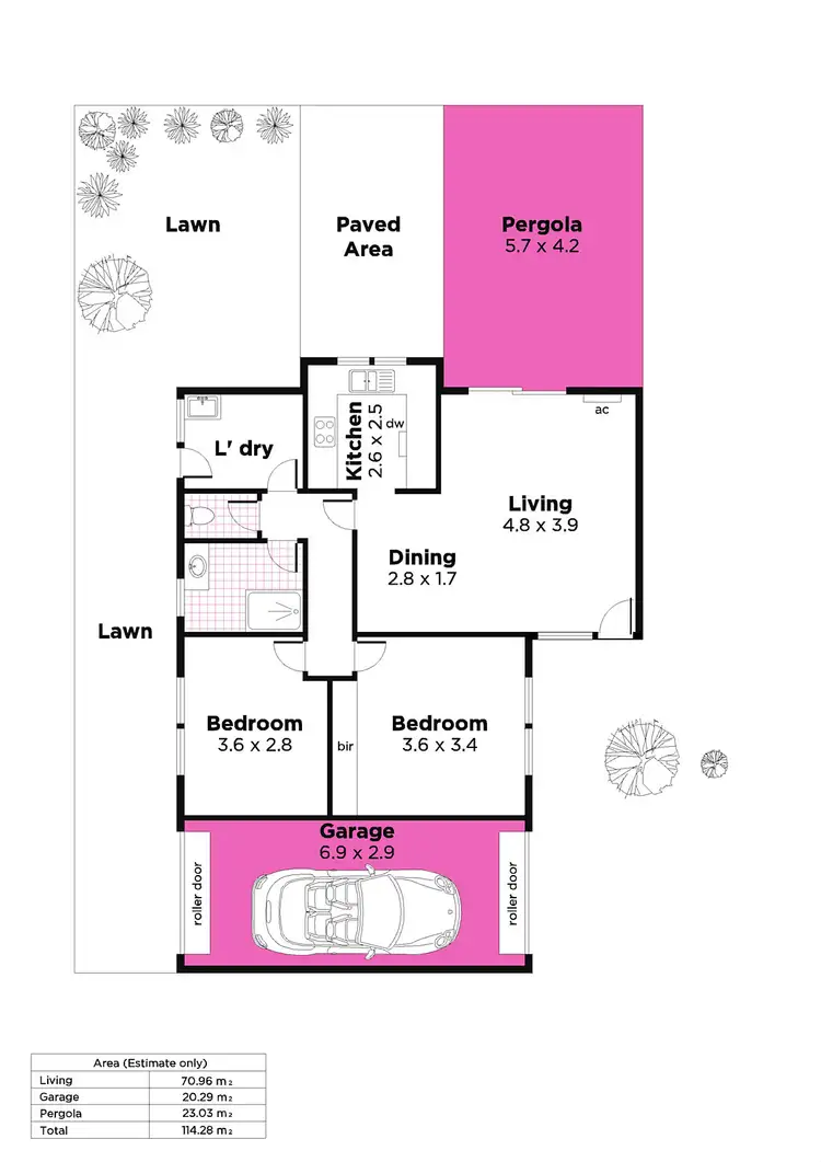 Floorplan of Homely unit listing, 4/5-7 Days Road, Croydon Park SA 5008