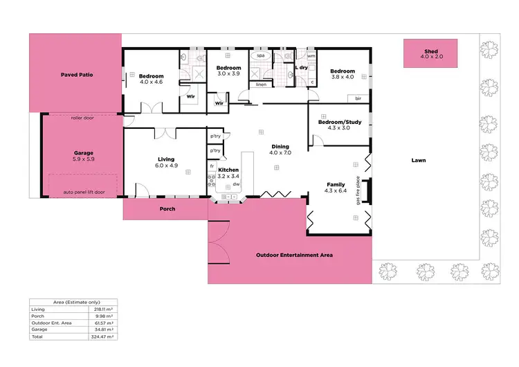 Floorplan of Homely house listing, 18 Innes Circuit, Mawson Lakes SA 5095
