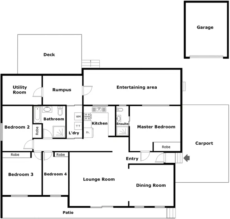 Floorplan of Homely house listing, 13 Anderson Street, Chifley ACT 2606