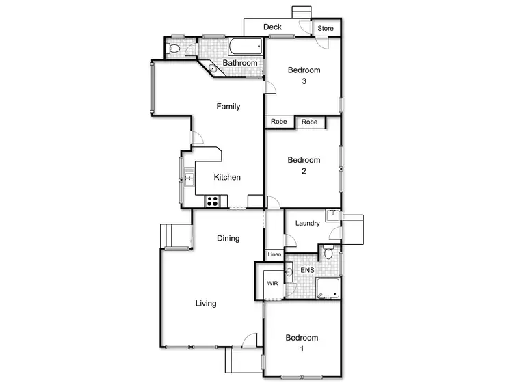 Floorplan of Homely house listing, 7 Challinor Crescent, Florey ACT 2615