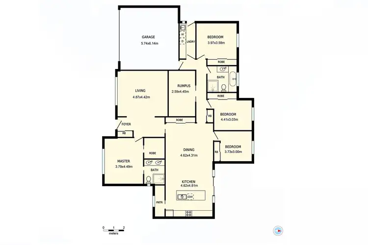 Floorplan of Homely house listing, 41 Lanaba Street, Crace ACT 2911