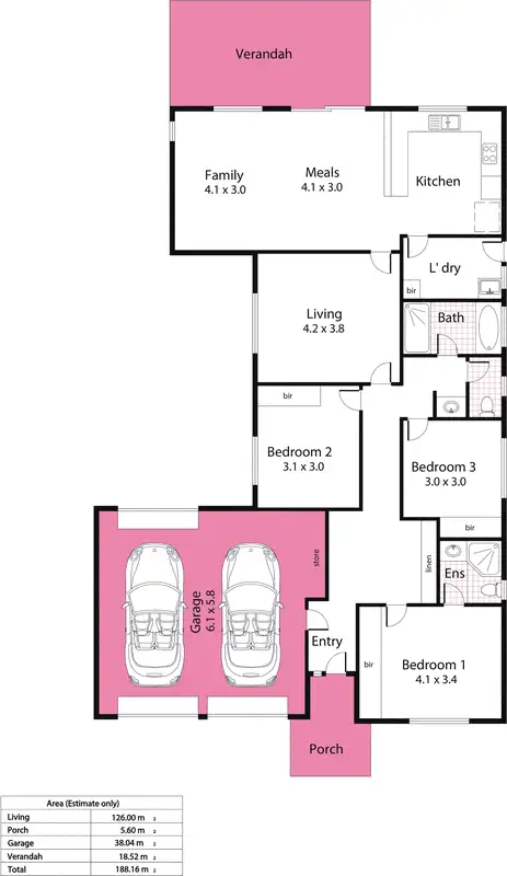 Floorplan of Homely house listing, Address available on request