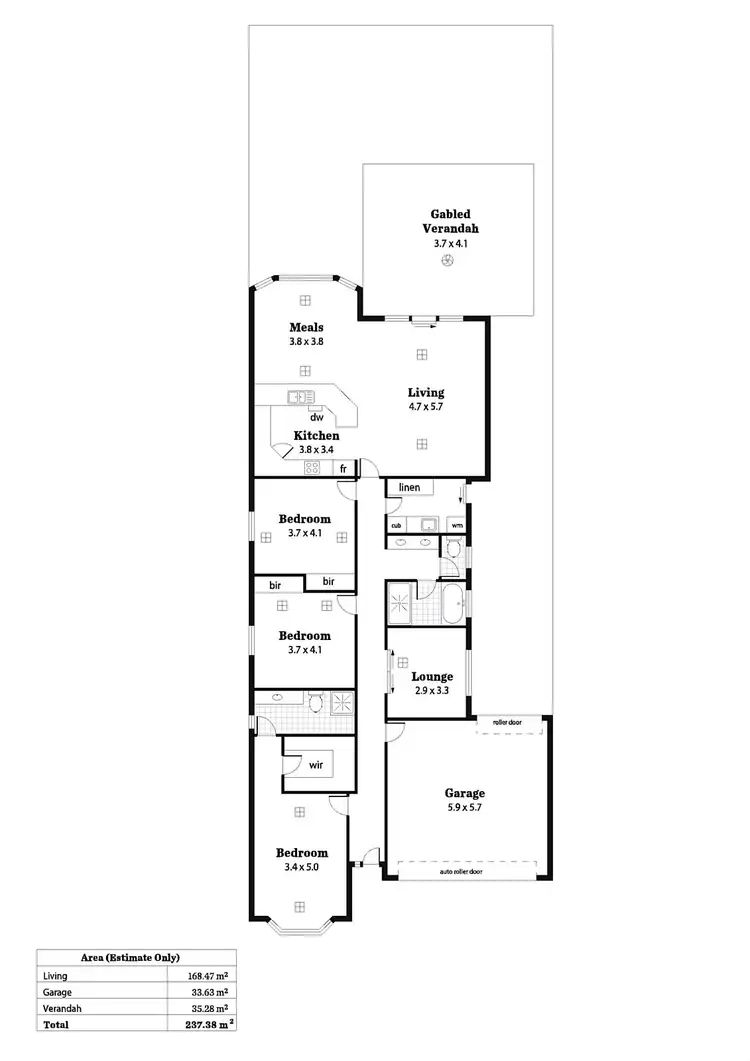Floorplan of Homely house listing, 8 Barrow Crescent, Lockleys SA 5032