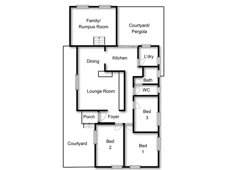 Floorplan of Homely house listing, 8 Turner Place, Yarralumla ACT 2600