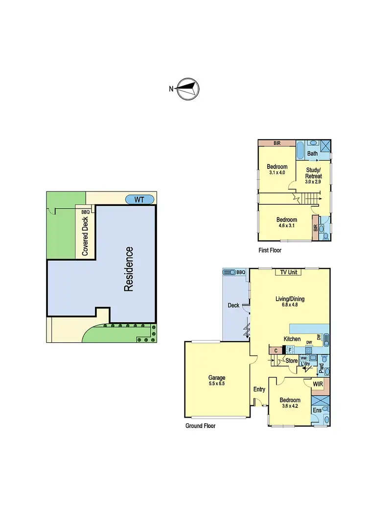 Floorplan of Homely house listing, 52 Sainsbury Ave, Greensborough VIC 3088