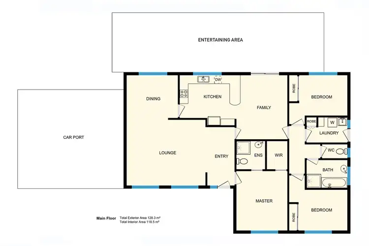 Floorplan of Homely house listing, 32 Sainsbury Street, Wanniassa ACT 2903