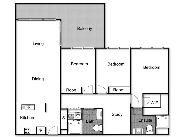 Floorplan of Homely apartment listing, 110/2 Peter Cullen Way, Wright ACT 2611