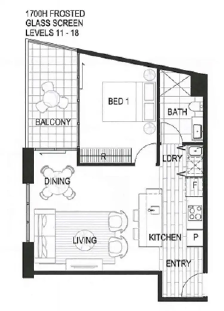 Floorplan of Homely unit listing, 134/264 City  Walk, City ACT 2601