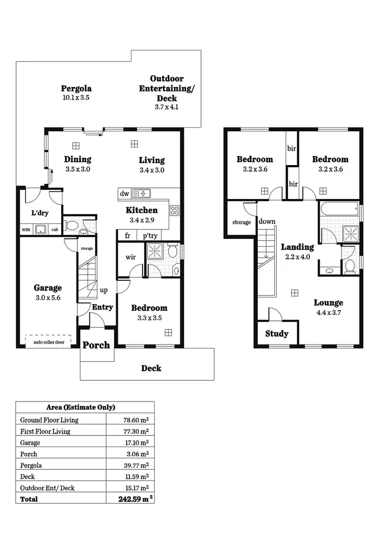 Floorplan of Homely house listing, 6/6 Dene Road, Highbury SA 5089
