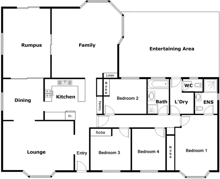 Floorplan of Homely house listing, 1 Muir Close, Isabella Plains ACT 2905