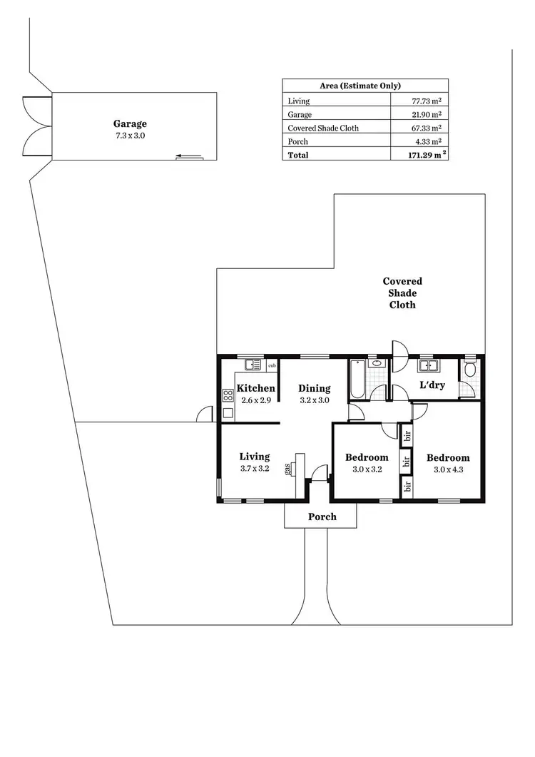 Floorplan of Homely house listing, 43 Lewis Crescent, Woodville West SA 5011